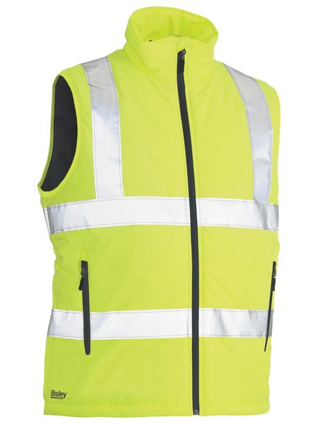 BV0329HT-Taped Hi Vis Puffer Vest