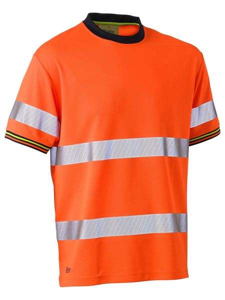 BK1220T-Taped Hi Vis Polyester Mesh T-Shirt