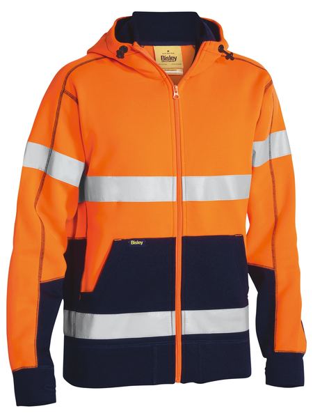 BK6819T-Taped Hi Vis Fleece Hoodie