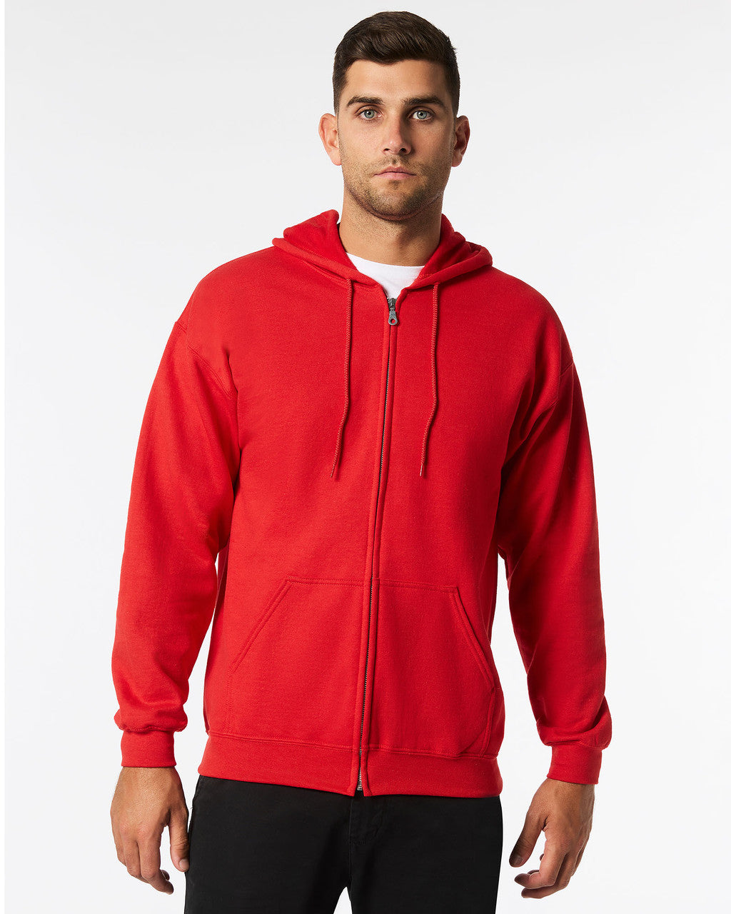 18600-Adult Zip Hooded Sweatshirtt