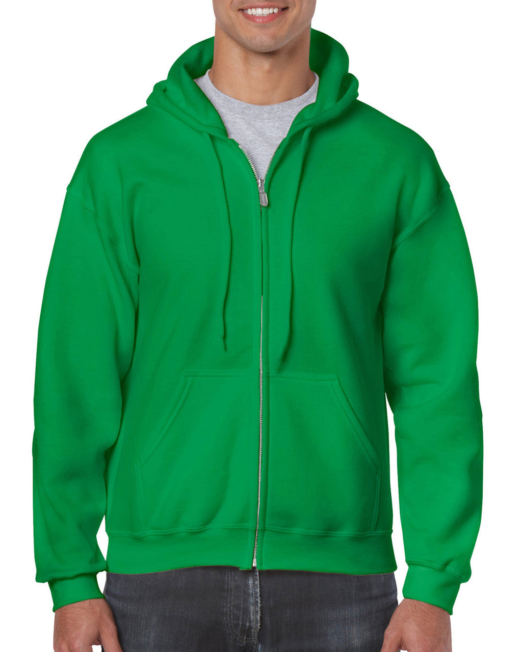18600-Adult Zip Hooded Sweatshirtt