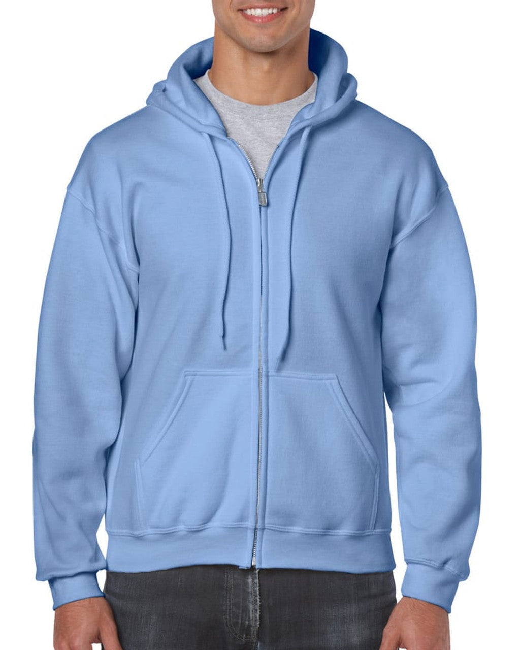 18600-Adult Zip Hooded Sweatshirtt