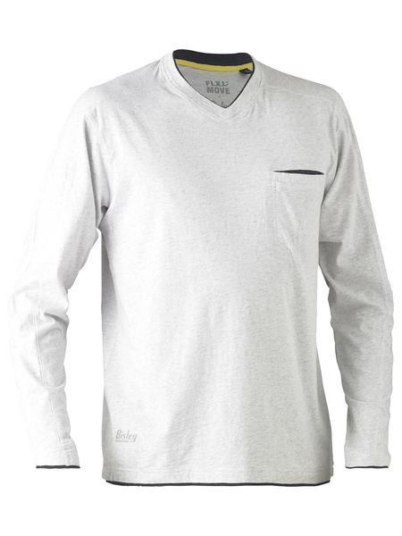 BK6933-Flx & Move™ Cotton V Neck Tee