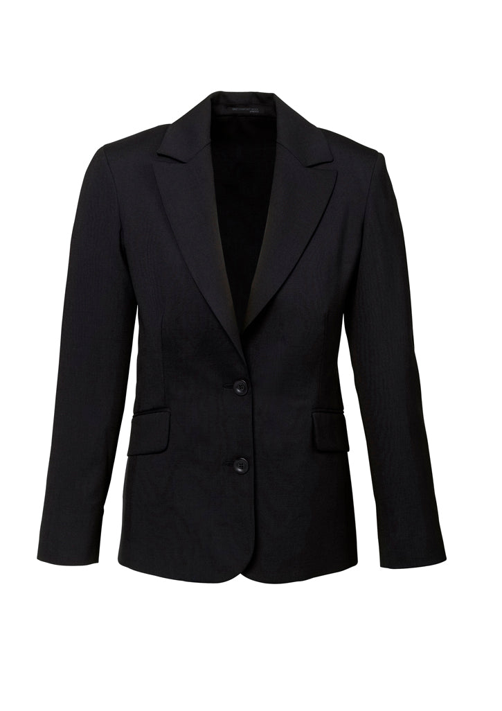64012-Comfort Wool Stretch Womens Longline Jacket