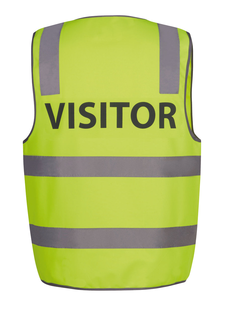 6DNS7-Jb's Hv (D+N) Safety Vest Print Visitor