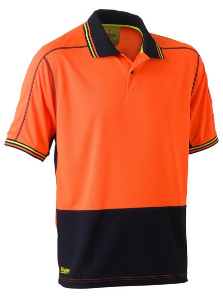 BK1219-Short Sleeve Hi Vis Polyester Mesh Polo