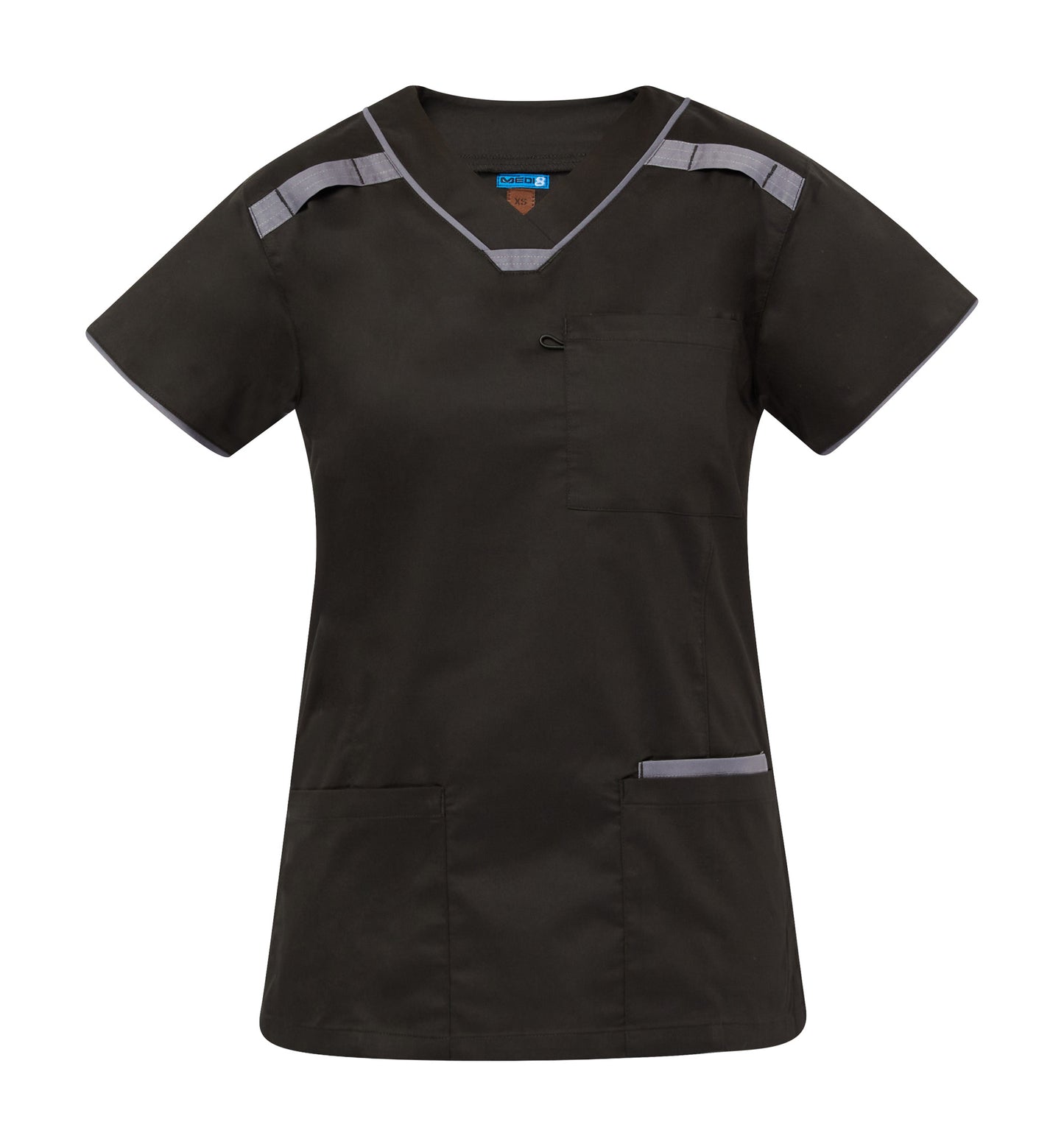 M88026-Womens Stretch Scrub Top