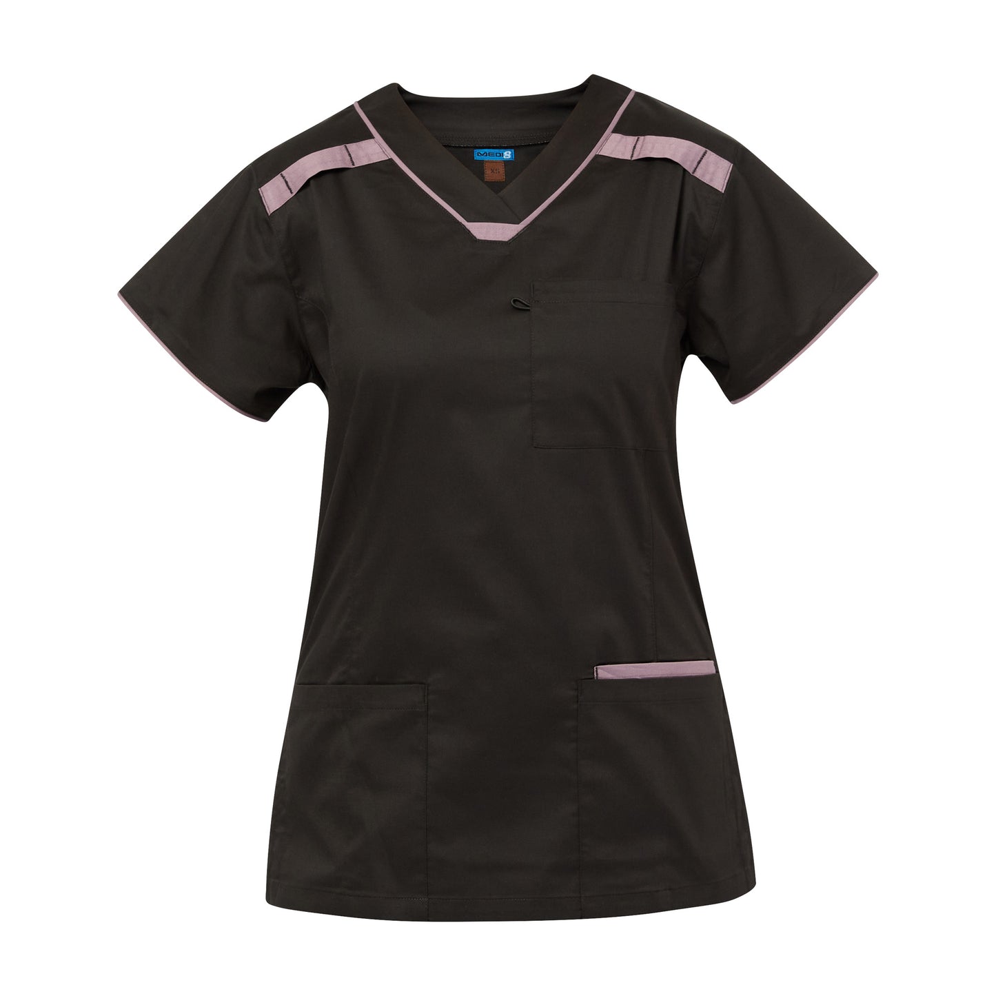 M88026-Womens Stretch Scrub Top