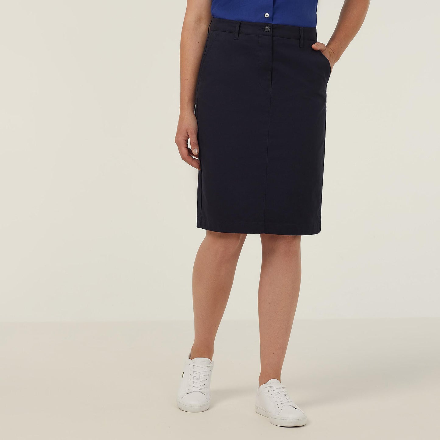 CAT2RL-STRETCH COTTON CHINO SKIRT