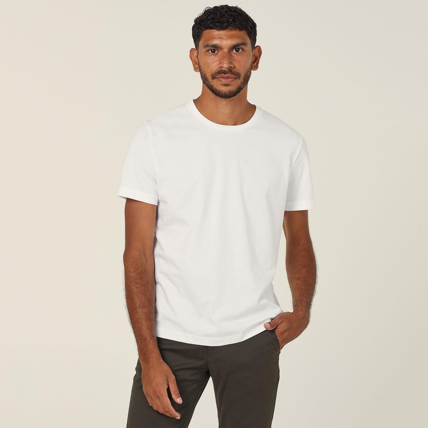 CATJ8W-MEN'S COTTON JERSEY SHORT SLEEVE CREW NECK TEE