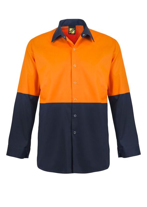 WS3045-Hi Vis Two Tone Ls Shirt