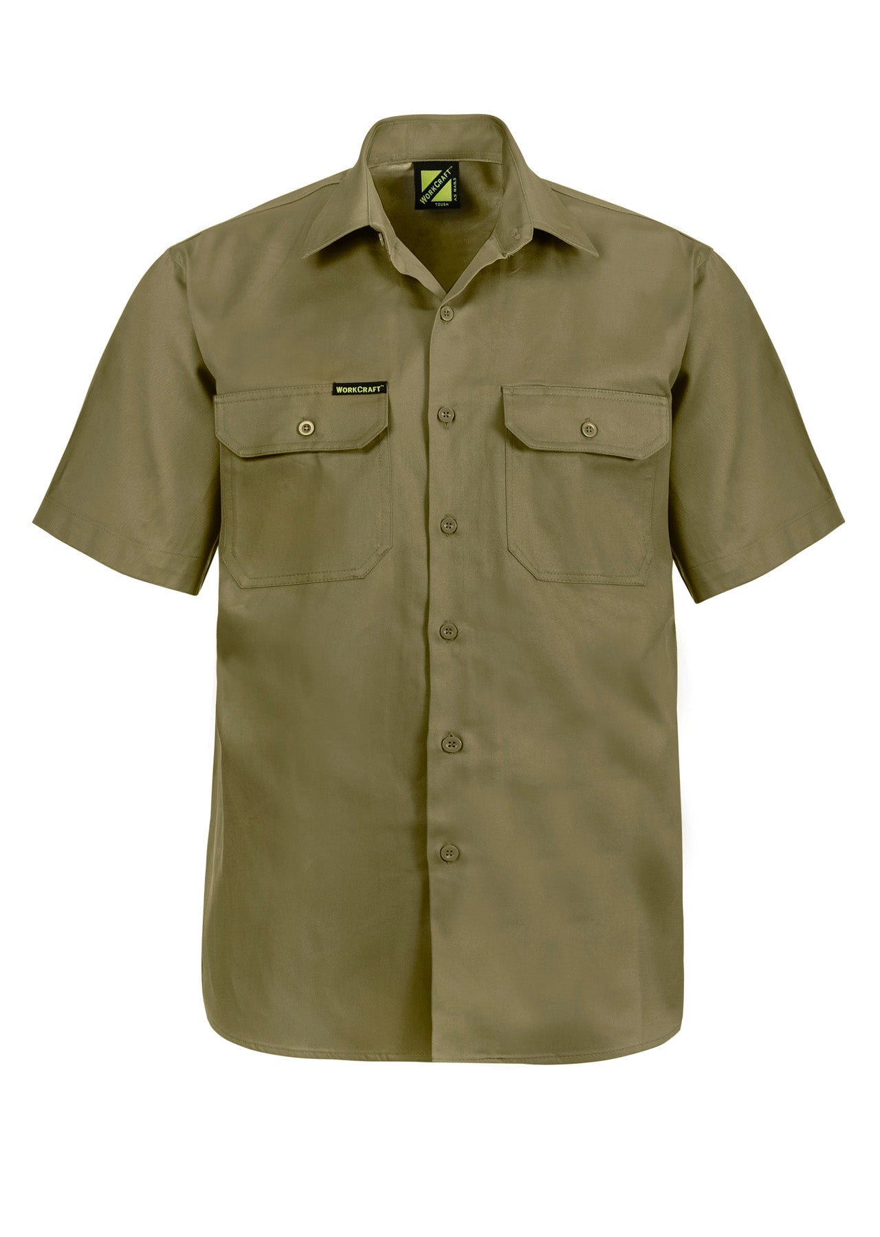 WS3021-Short Sleeve Cotton Shirt