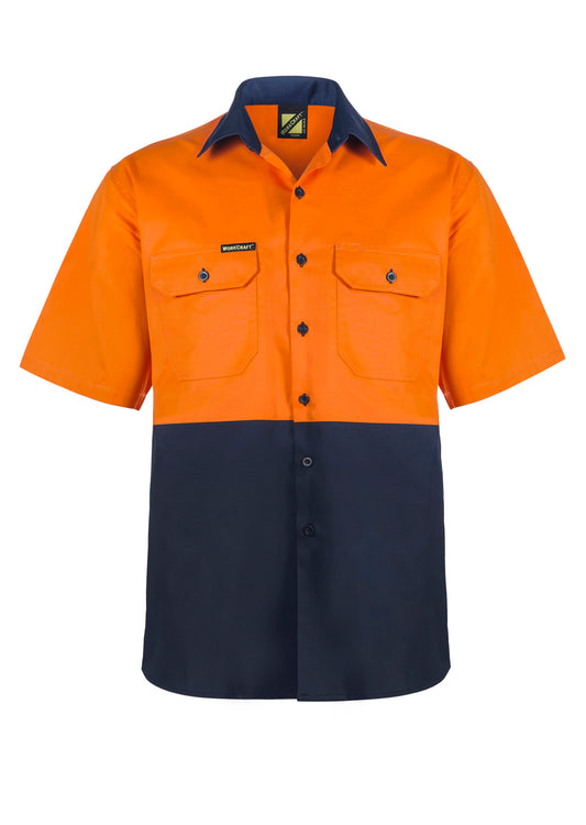 WS4248-Cotton S/S Shirt W Mesh Insert