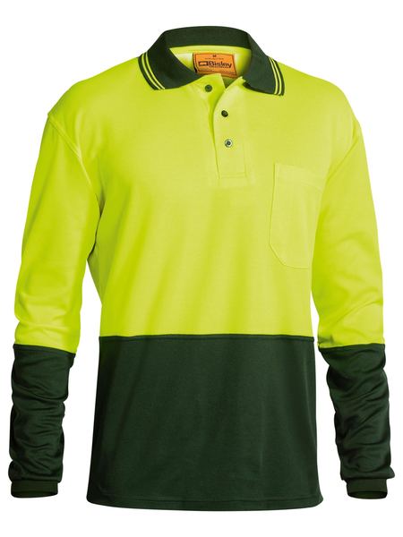 BK6234-Long Sleeve Hi Vis Polo Shirt