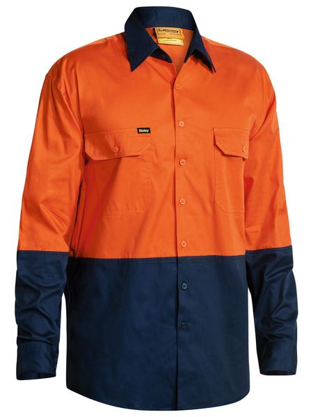 BS6895-Lightweight Hi Vis Cool Drill Shirt