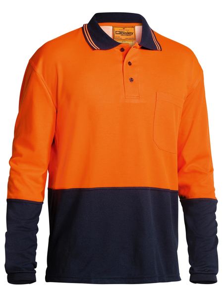 BK6234-Long Sleeve Hi Vis Polo Shirt