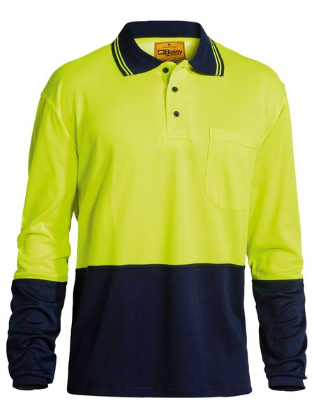 BK6234-Long Sleeve Hi Vis Polo Shirt