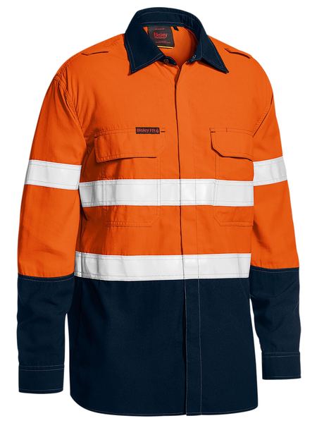 BS8237T-Tencate Tecasafe® Plus 480 Taped Hi Vis Lightweight Fr Vented Shirt