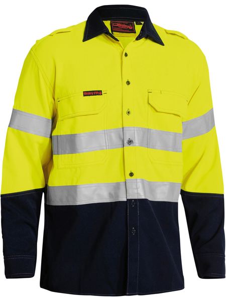 BS8082T-Tencate Tecasafe® Plus 700 Taped Hi Vis Fr Vented Shirt