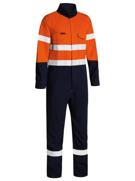 BC8186T-Tencate Tecasafe® Plus 580 Taped Hi Vis Lightweight Fr Non Vented Engineered Coverall