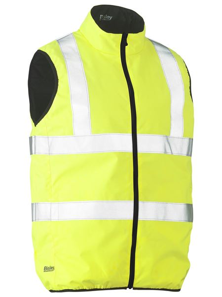 BV0330HT-Taped Hi Vis Reversible Puffer Vest