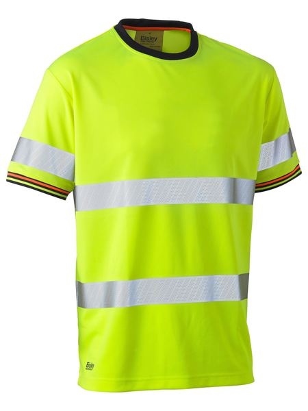 BK1220T-Taped Hi Vis Polyester Mesh T-Shirt