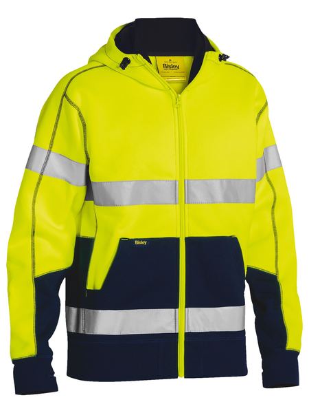 BK6819T-Taped Hi Vis Fleece Hoodie