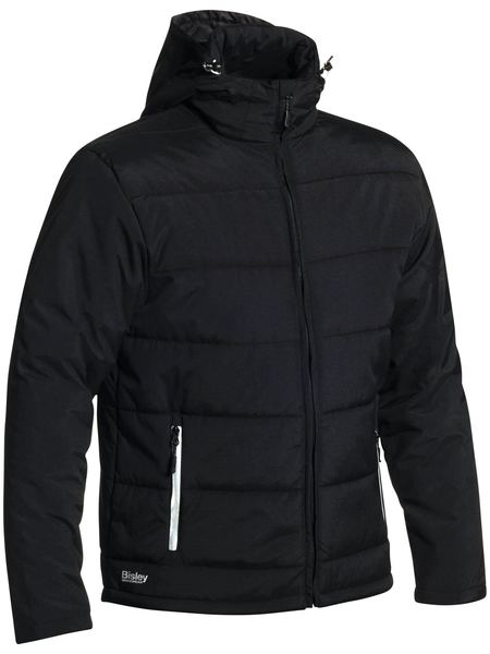 BJ6928-Puffer Jacket With Adjustable Hood