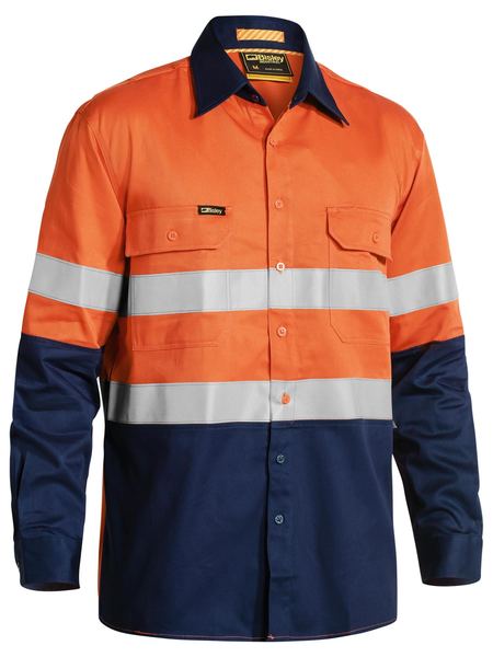 BS6448T-Taped Hi Vis Industrial Cool Vented Shirt