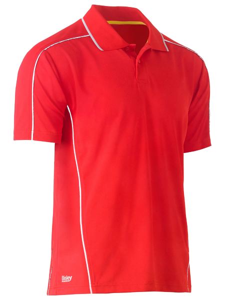 BK1425-Cool Mesh Polo With Reflective Piping