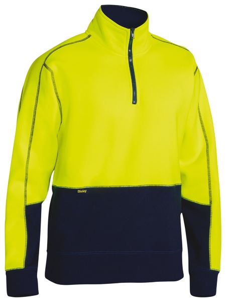 BK6989-Hi Vis Fleece 1/4 Zip Pullover