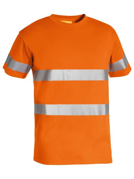 BK1017T-Taped Hi Vis Cotton T-Shirt Short Sleeve