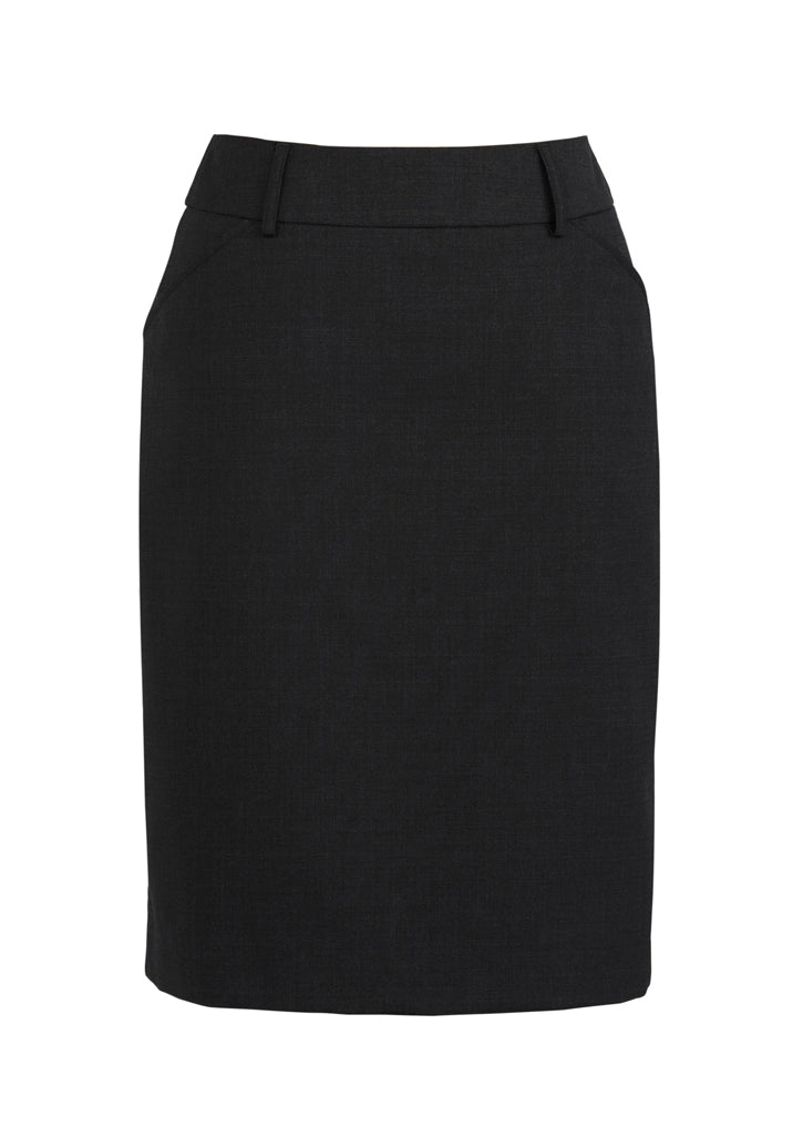 24015-Comfort Wool Stretch Womens Multi-Pleat Skirt