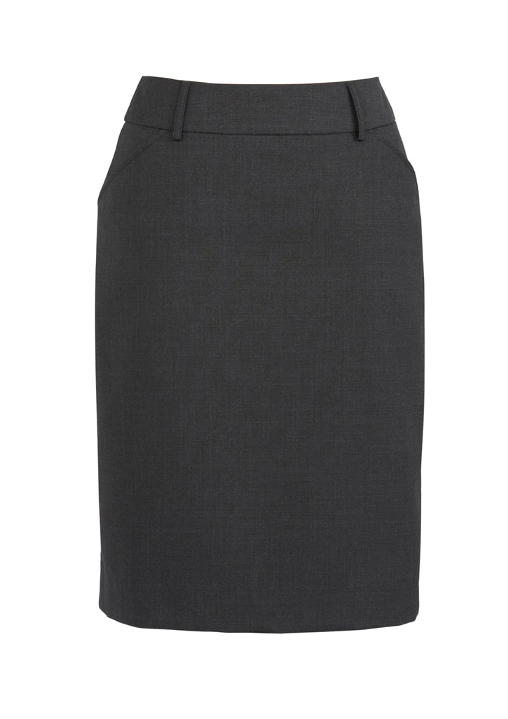 24015-Comfort Wool Stretch Womens Multi-Pleat Skirt