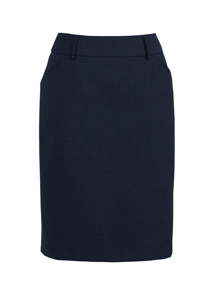 24015-Comfort Wool Stretch Womens Multi-Pleat Skirt