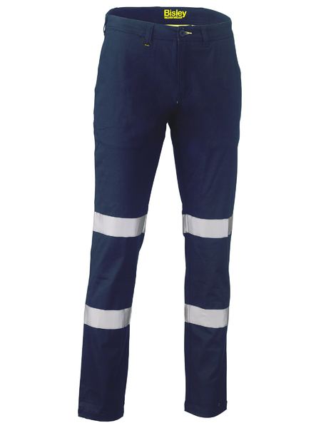 BP6008T-Taped Biomotion Stretch Cotton Drill Work Pants