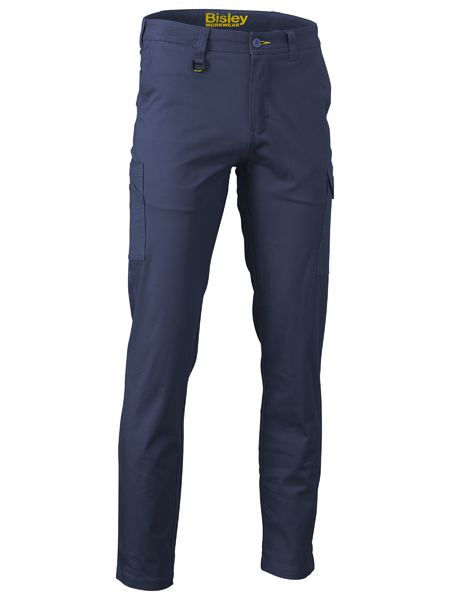 BPC6028-Stretch Cotton Drill Cargo Cuffed Pants