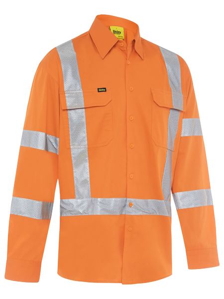 BS6166XT-X Taped Biomotion Hi Vis Cool Lightweight Shirt