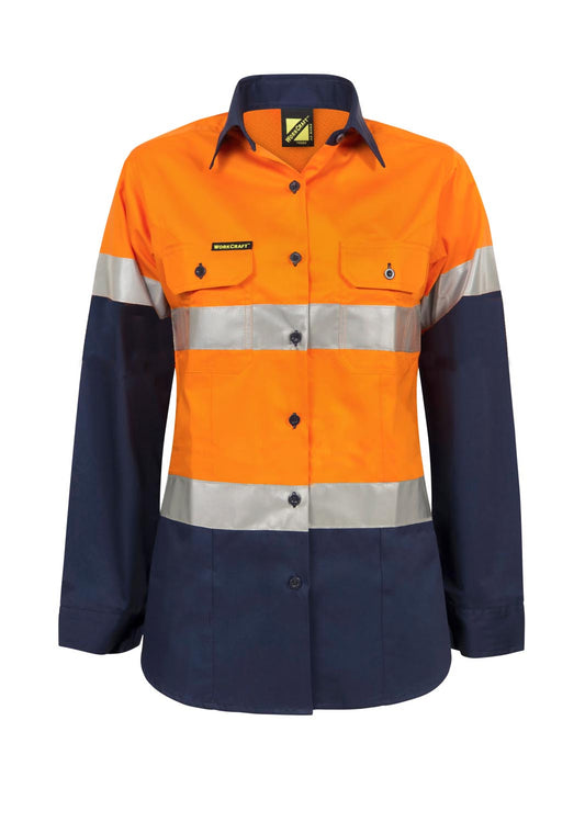 WSL501-Ladies Hi Vis 2 Tone Shirt Csr