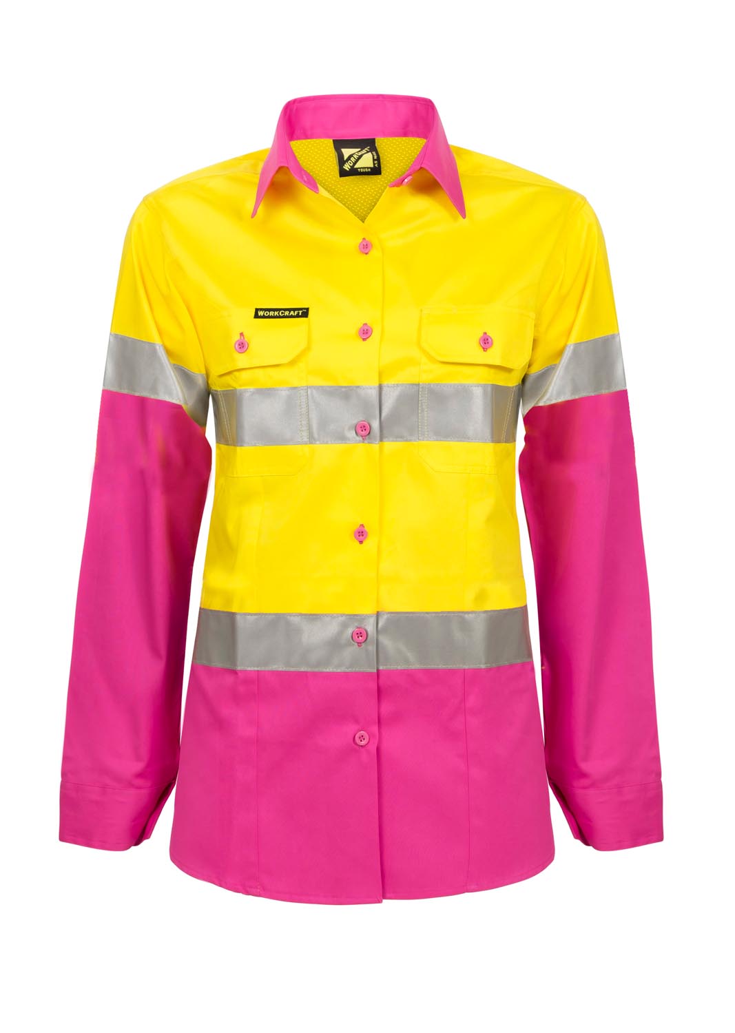 WSL501-Ladies Hi Vis 2 Tone Shirt Csr