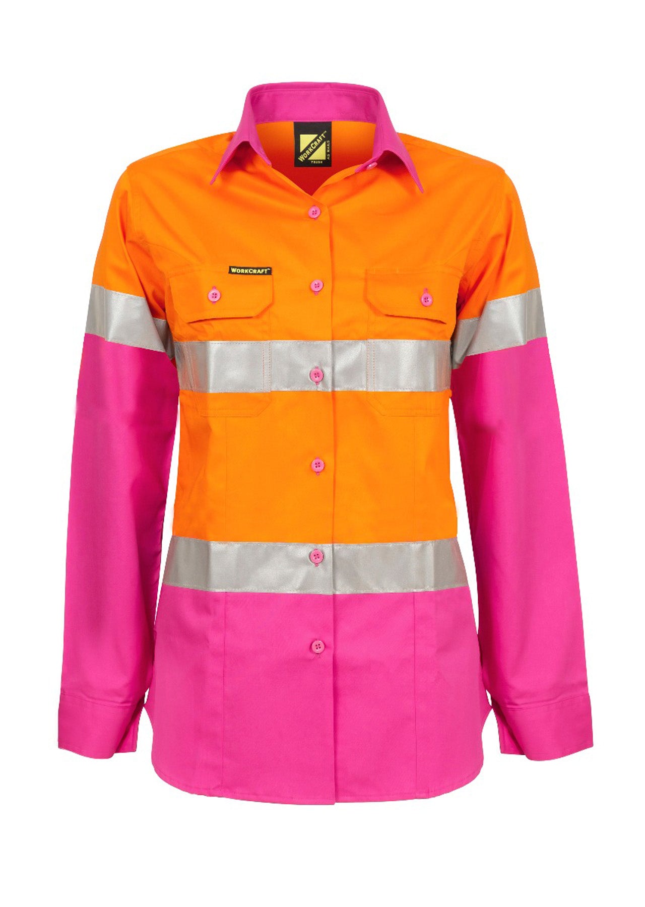 WSL501-Ladies Hi Vis 2 Tone Shirt Csr