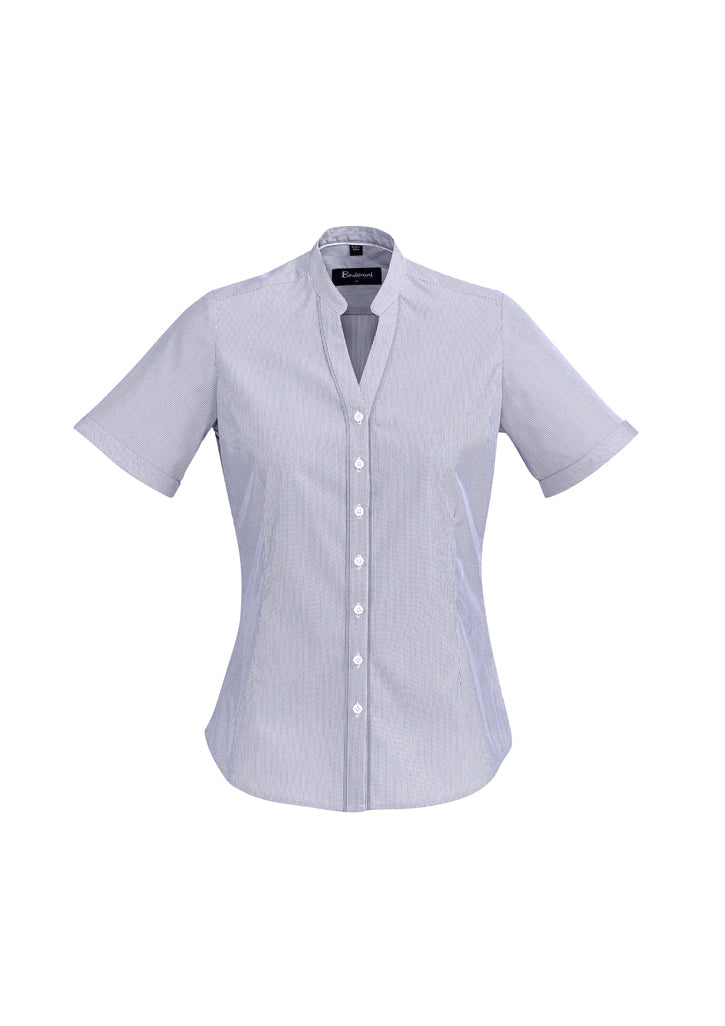 40112-Bordeaux Womens Short Sleeve Shirt