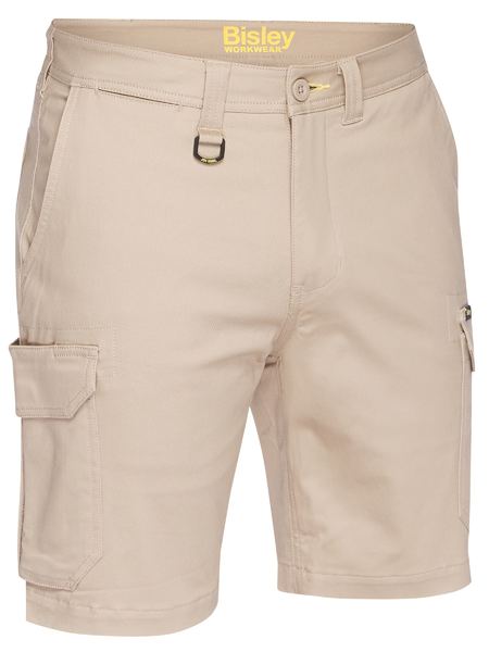 BSHC1008-Stretch Cotton Drill Cargo Short