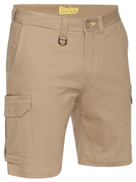 BSHC1008-Stretch Cotton Drill Cargo Short