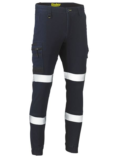 BPC6335T-Flx & Move™ Taped Stretch Denim Cargo Cuffed Pants