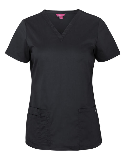 4SPT1-Jb's Ladies Premium Scrub Top