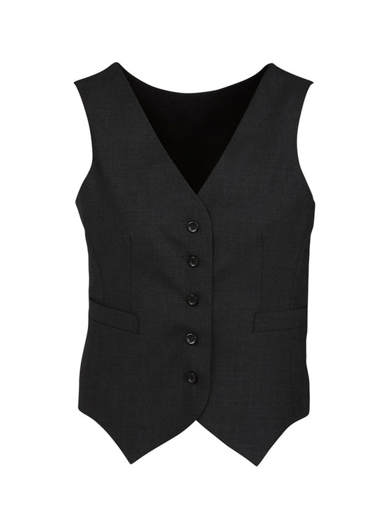 54011-Comfort Wool Stretch Womens Peaked Vest