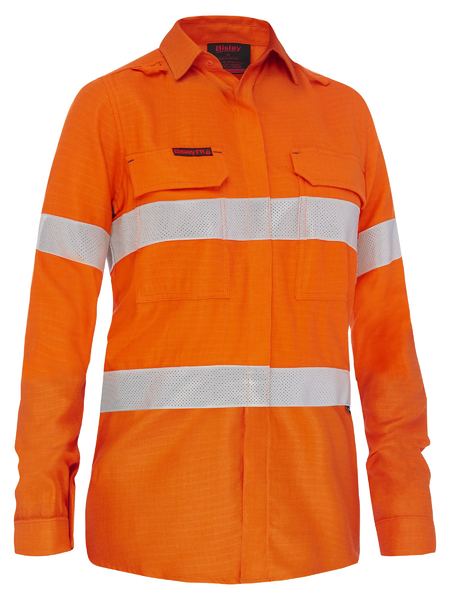 BL8339T-APEX 160-WOMEN’S TAPED HI VIS SHIRT