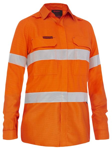 BL8439T-APEX 185-TAPED SHIRT FOR WOMEN (HI VIS)