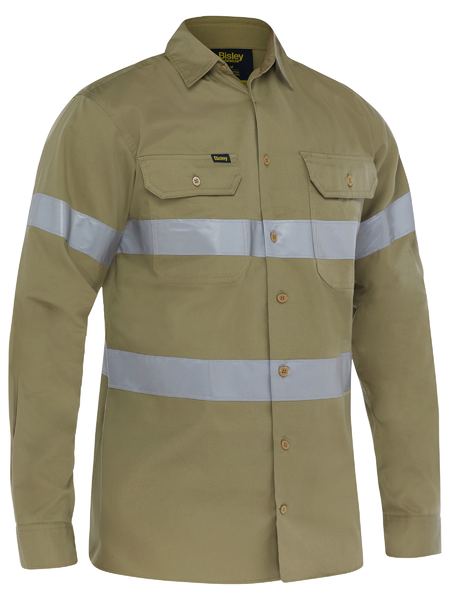 BS6883T-TAPED COOL LIGHTWEIGHT DRILL SHIRT